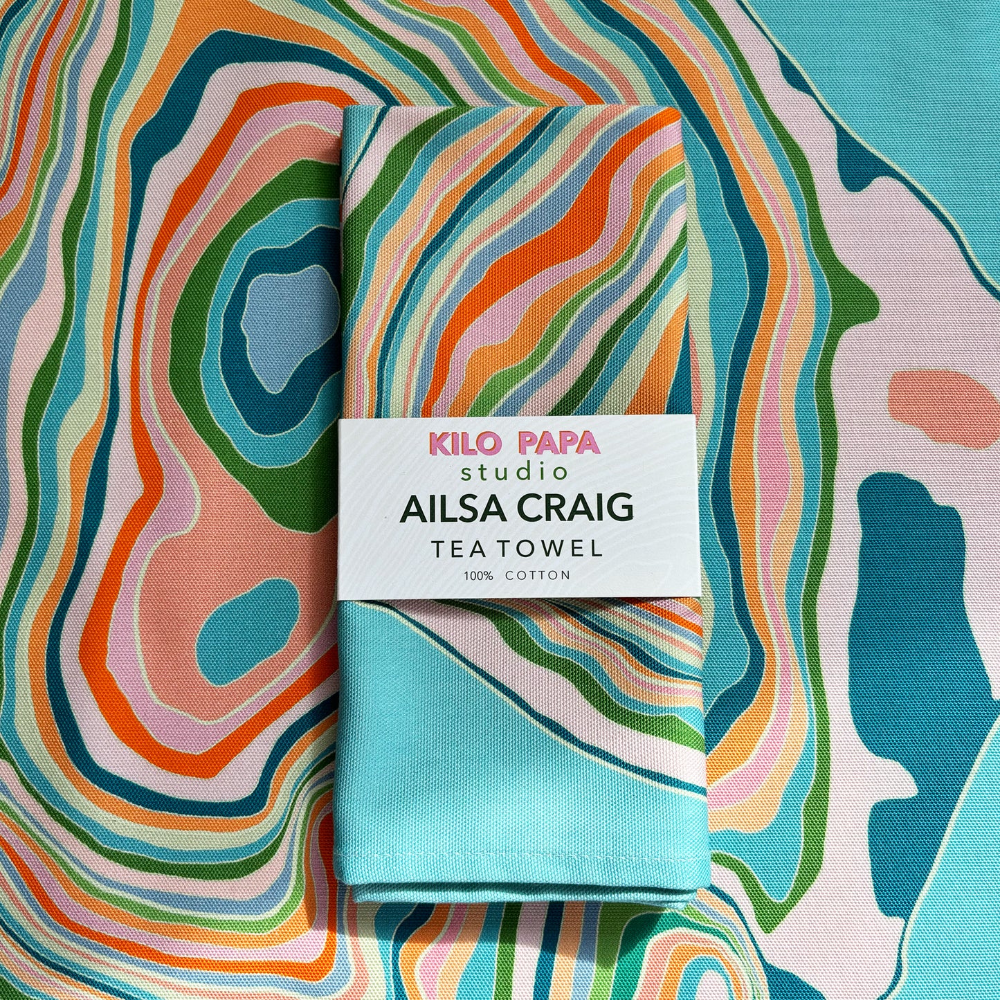Ailsa Craig Tea Towel