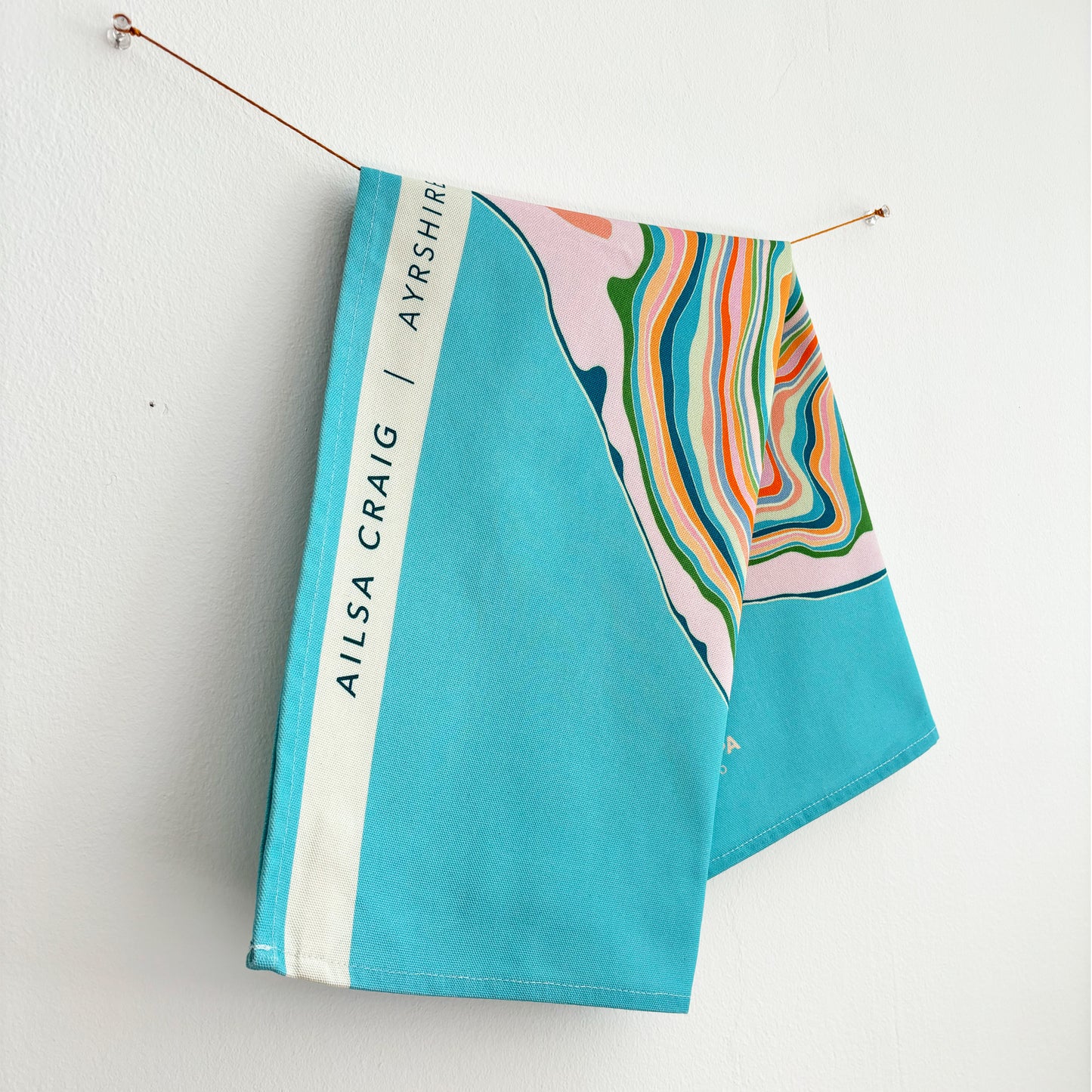 Ailsa Craig Tea Towel