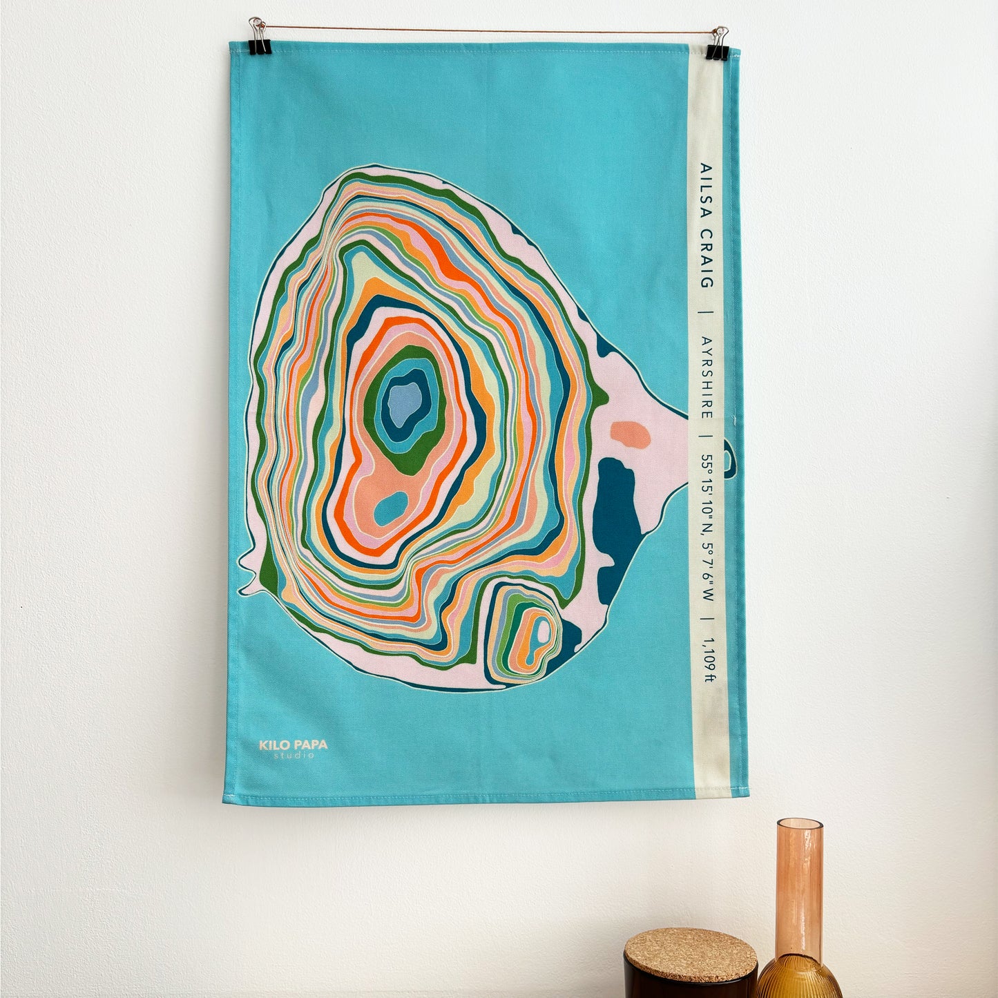 Ailsa Craig Tea Towel