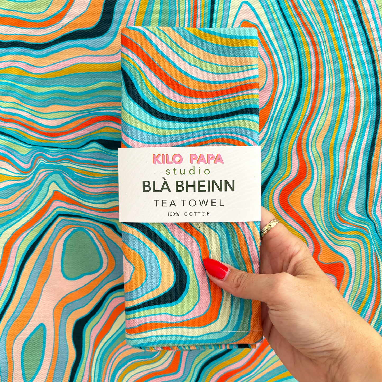 Blà Bheinn Tea Towel