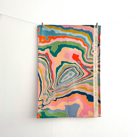 Conic Hill Tea Towel