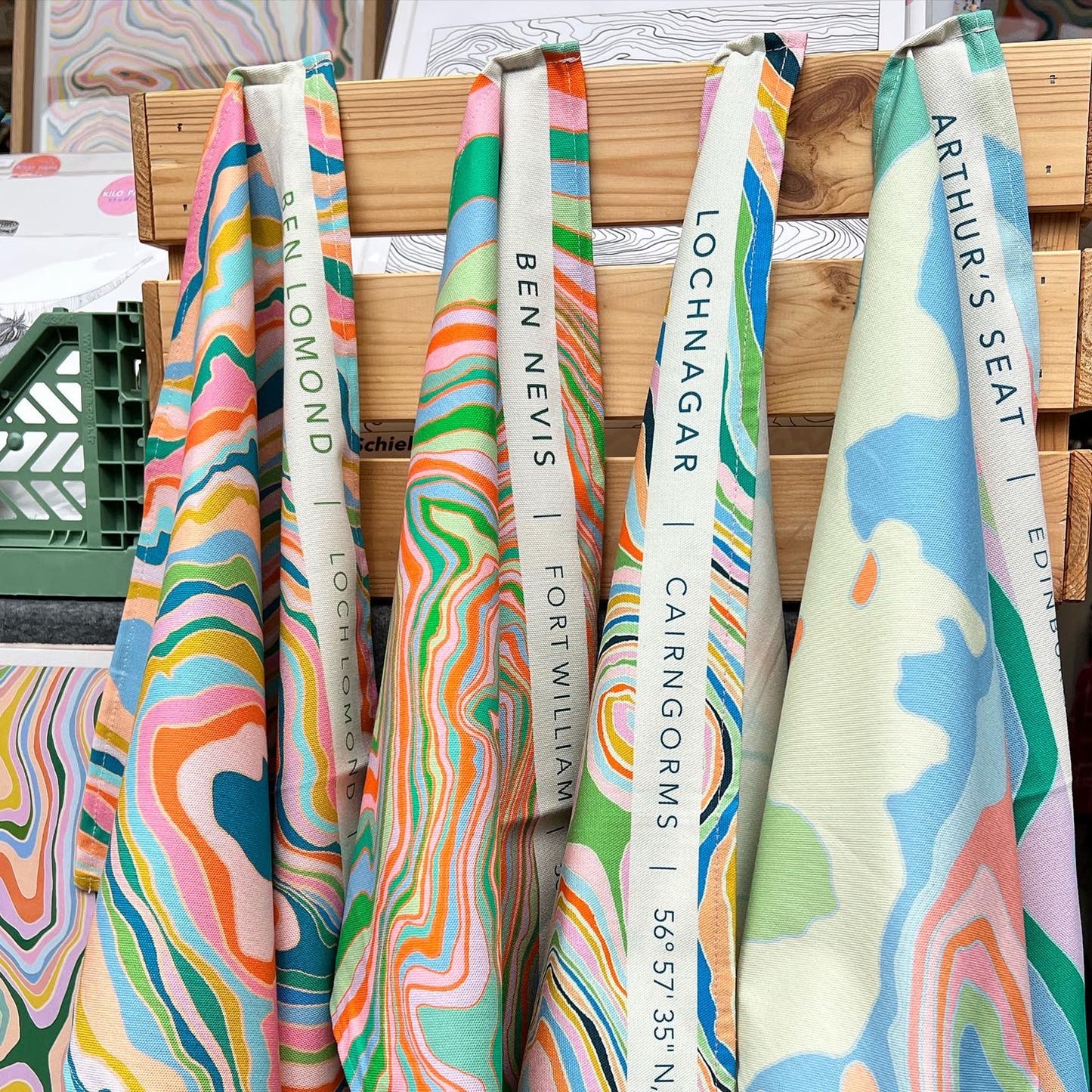 Arthur's Seat Tea Towel