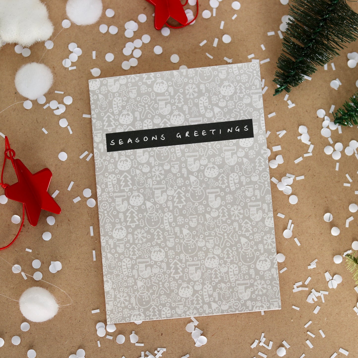 Seasons Greetings Christmas Card
