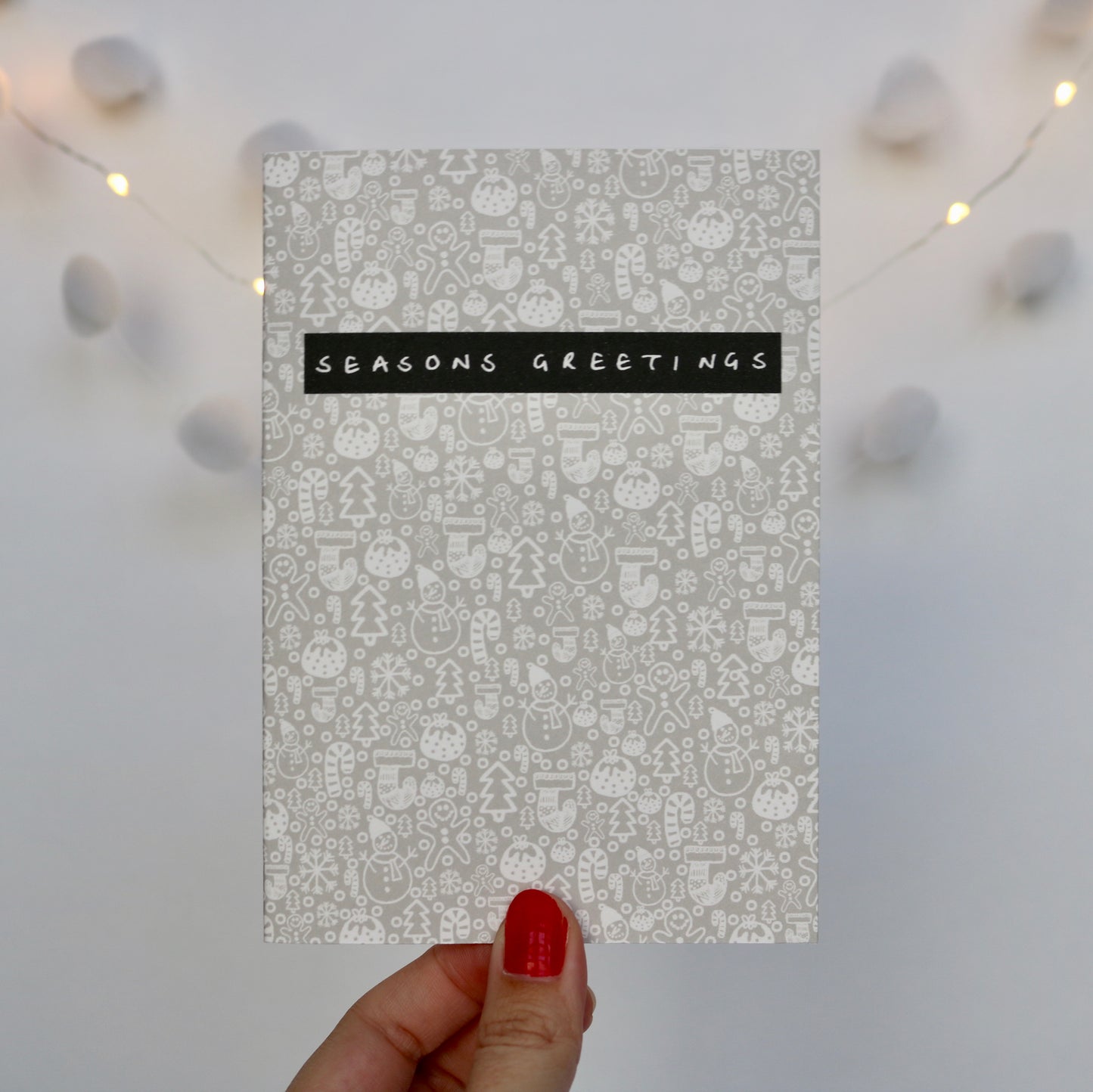 Seasons Greetings Christmas Card