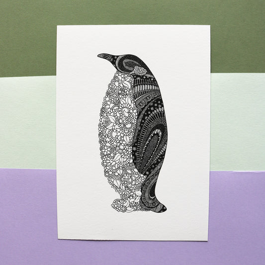 SALE - A5 Penguin Print - **Discontinued Size** - 4 available