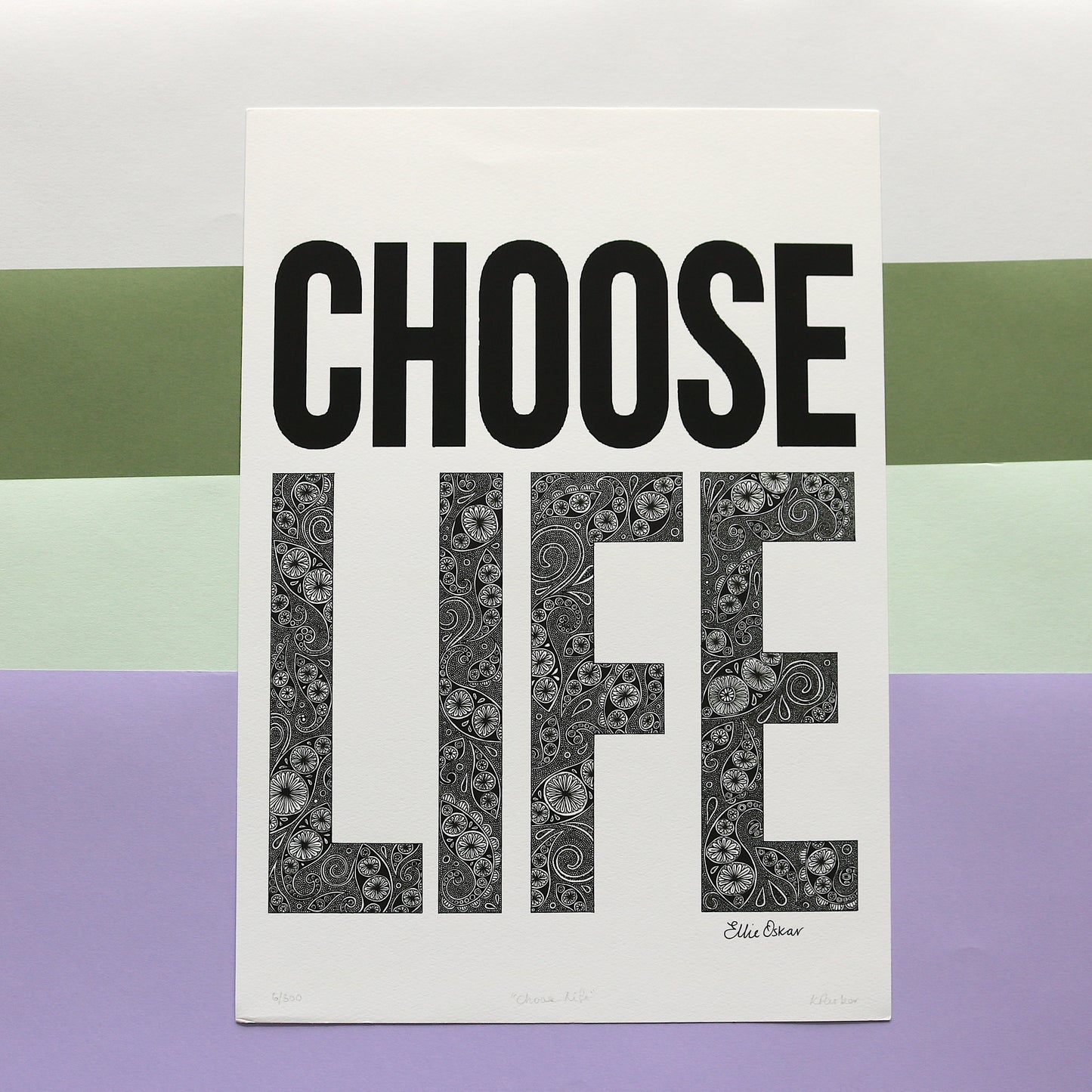 SALE - A3 Choose Life Trainspotting Print - **Dented paper & Old Branding** 2 available
