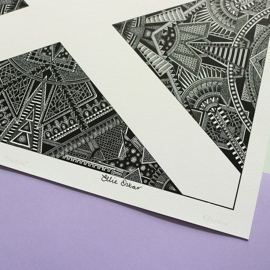 SALE - A3 Scotland Flag Print **Old Branding** - 10 available!