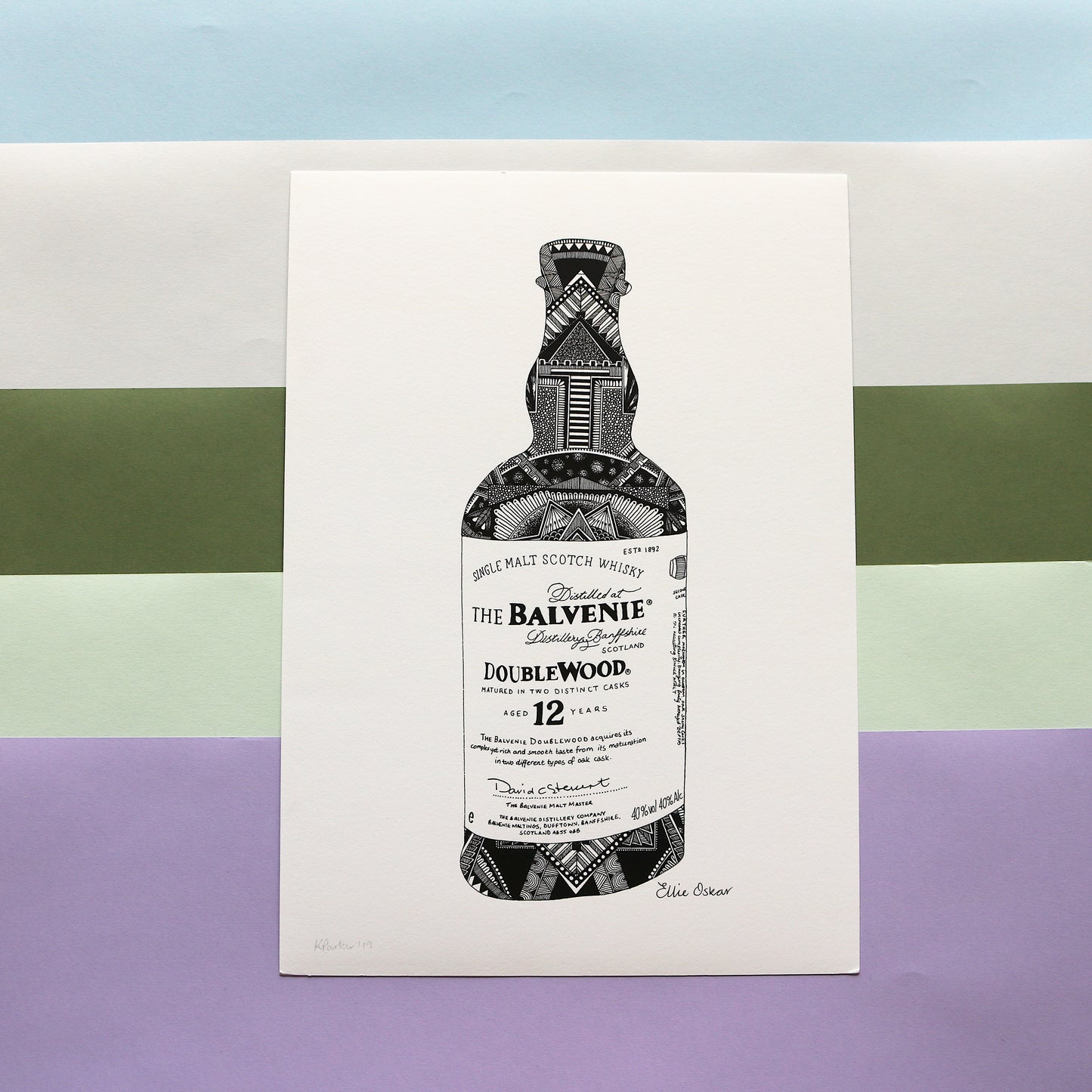 SALE - A3 Balvenie Print **Old Branding** - 2 available