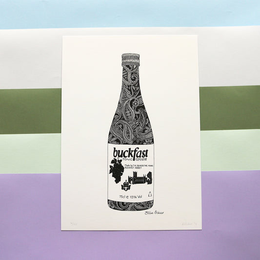 SALE - A3 Buckfast Print - **Old Branding** - 3 available