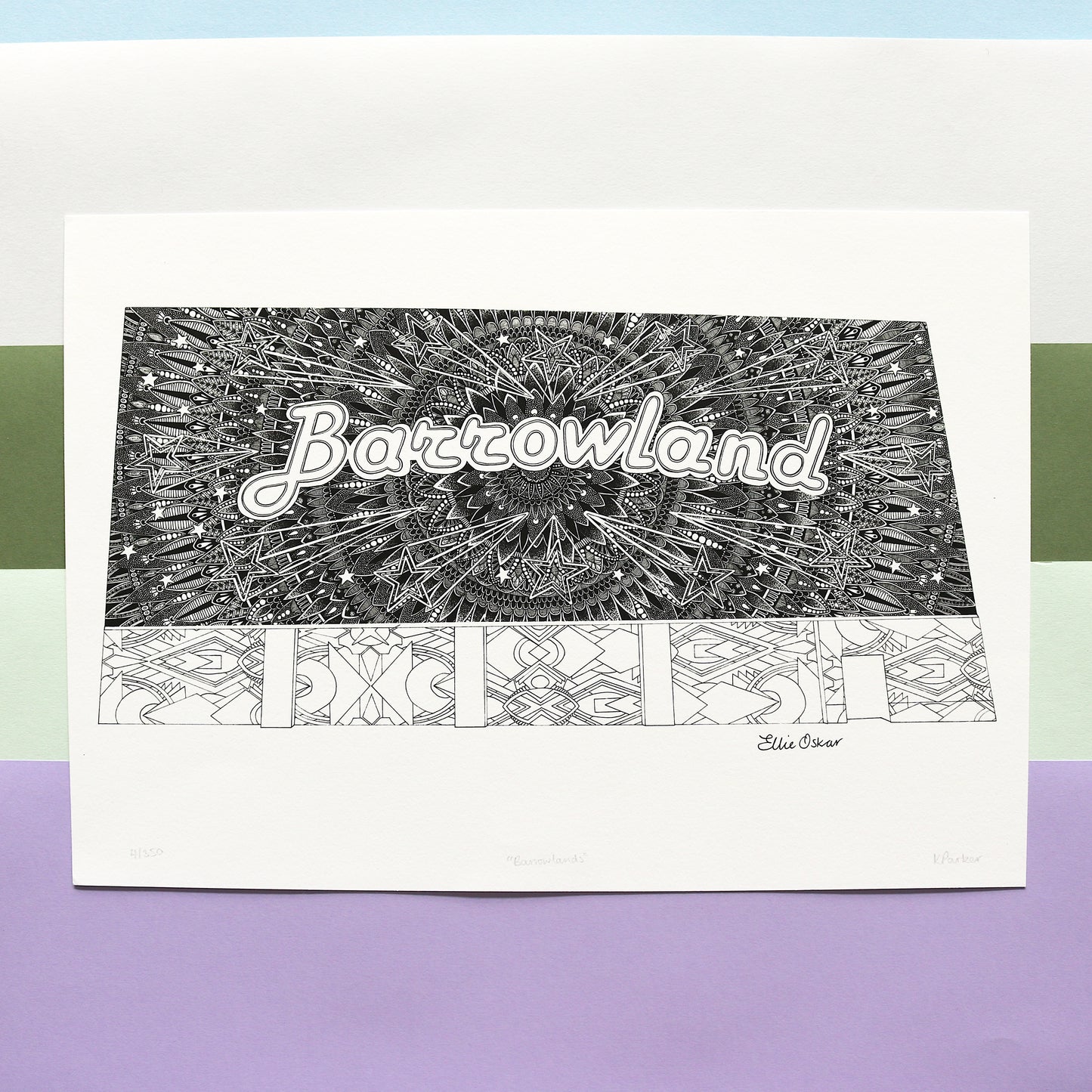 SALE - A3 Barrowlands Print **Old Branding** - 2 available