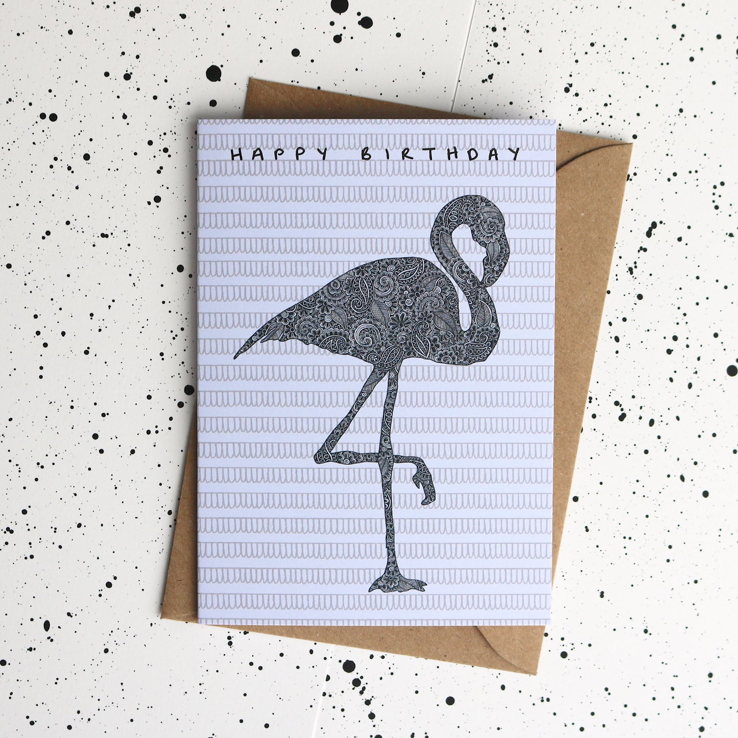 Flamingo Birthday Card