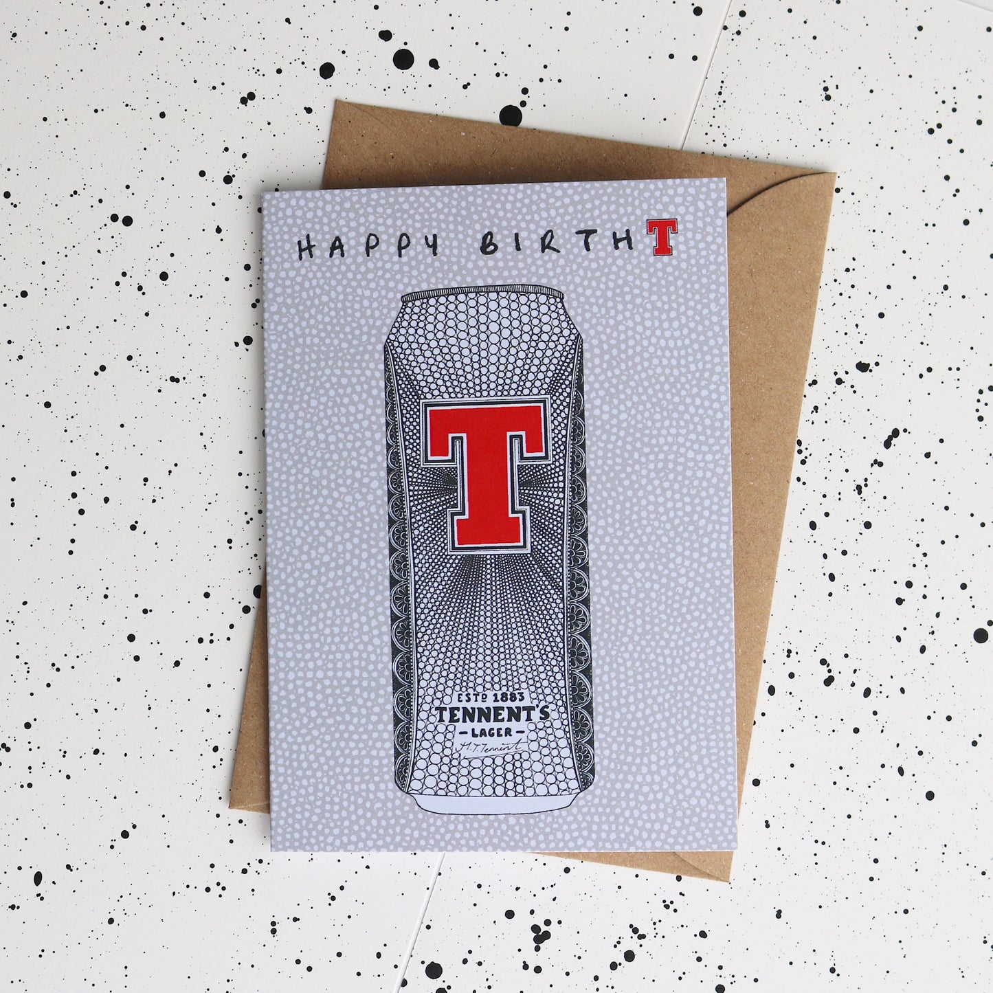 Tennents Birthday Card