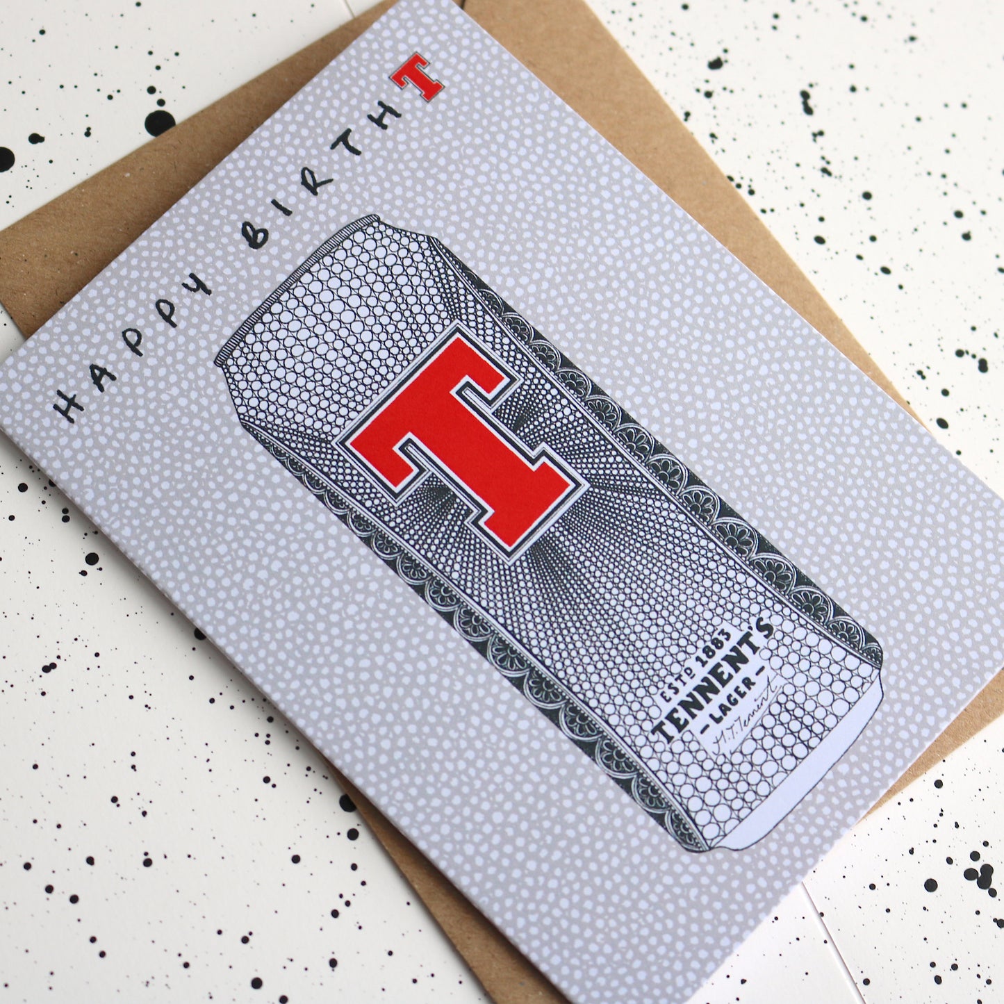 Tennents Birthday Card