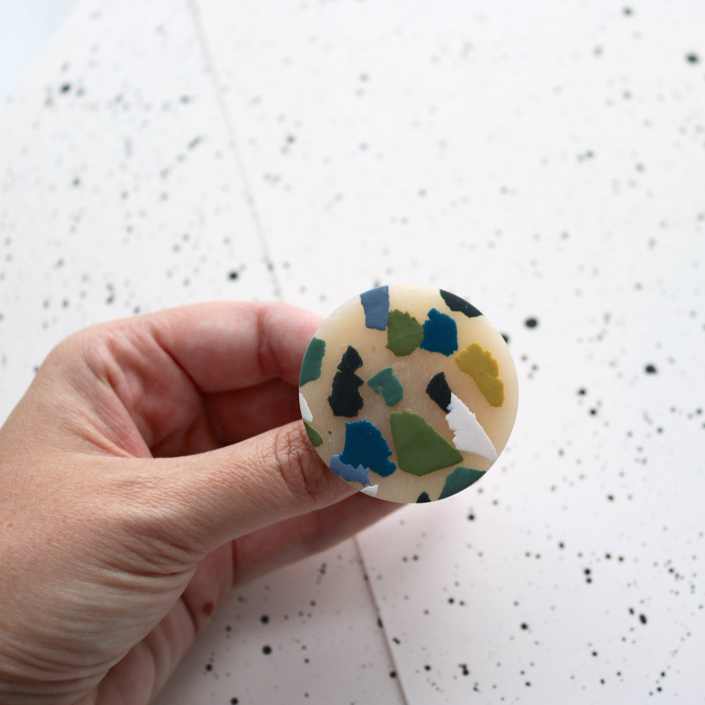 Terrazzo Brooch