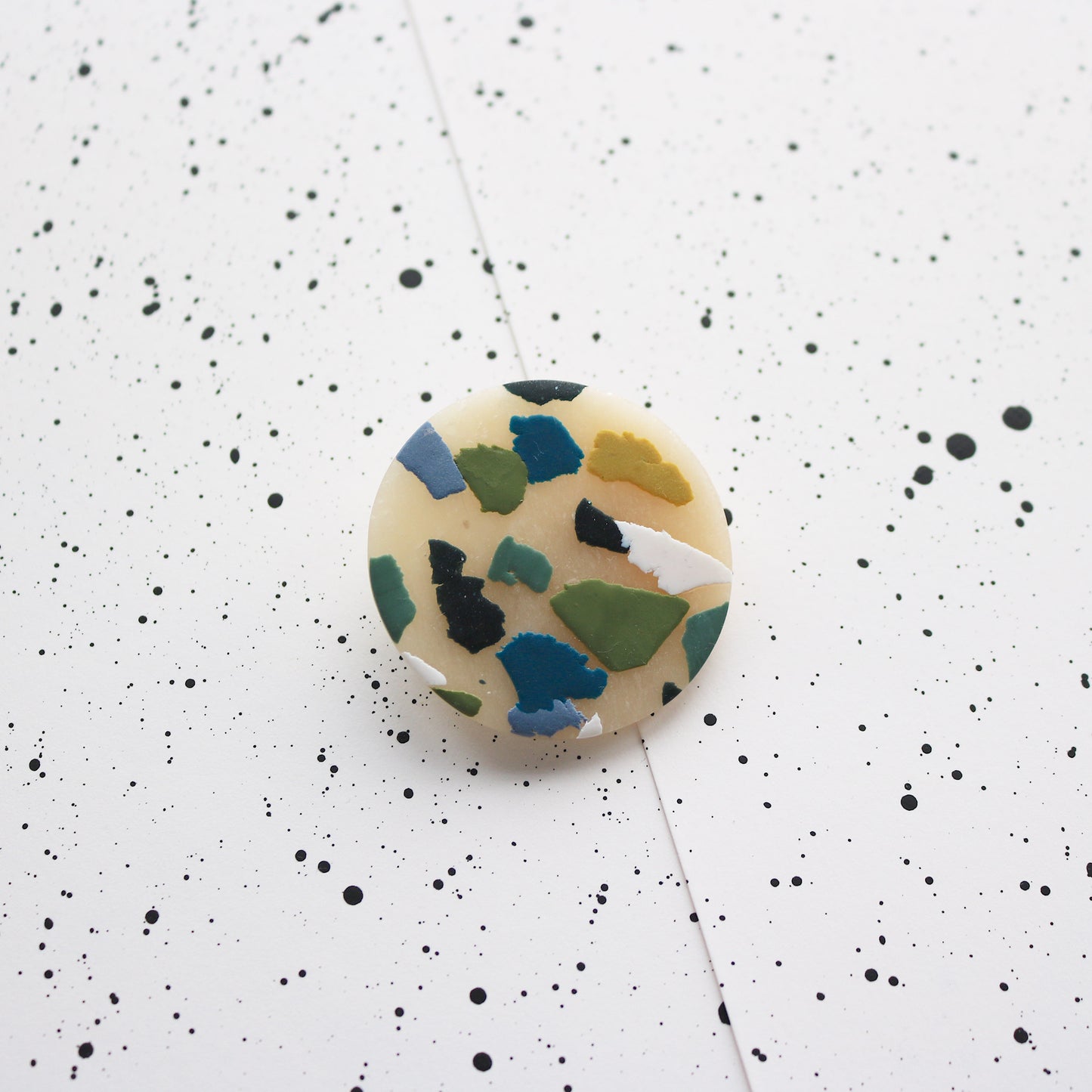 Terrazzo Brooch