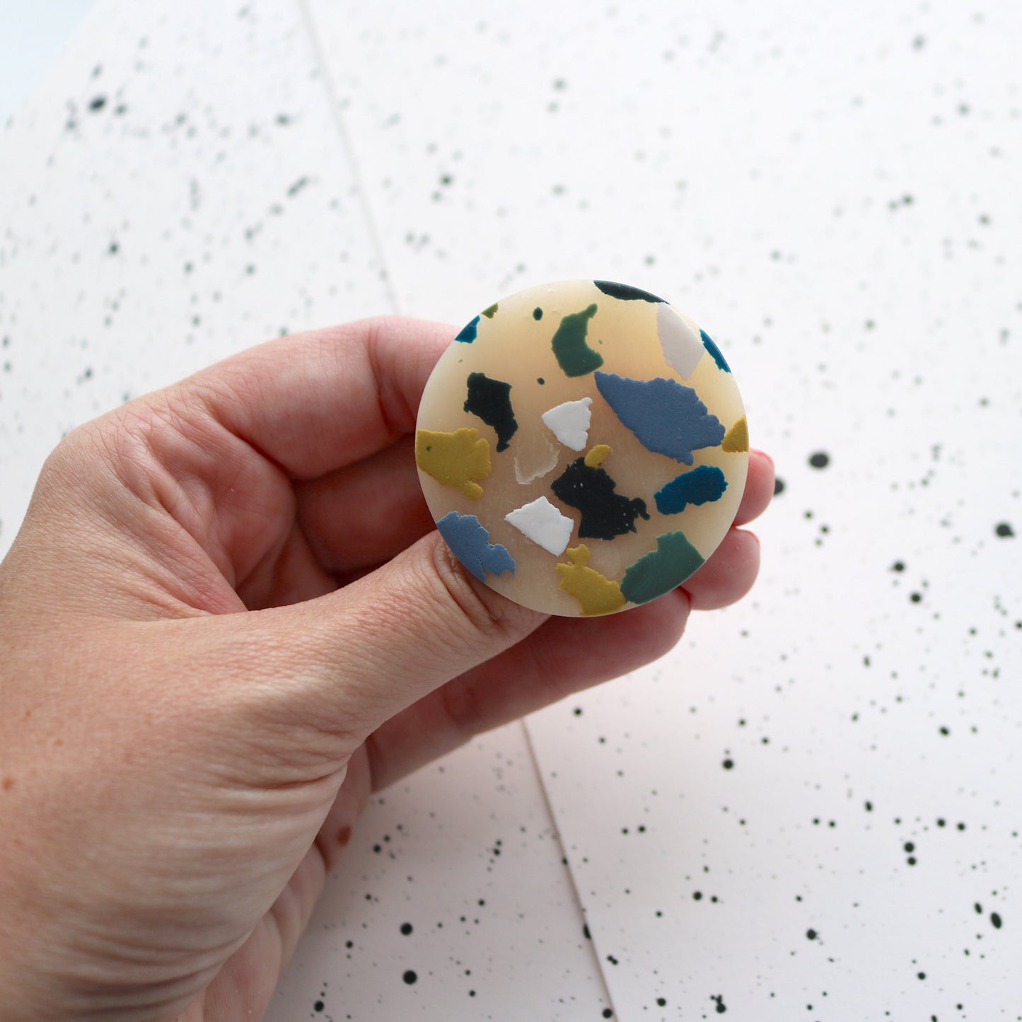 Terrazzo Brooch