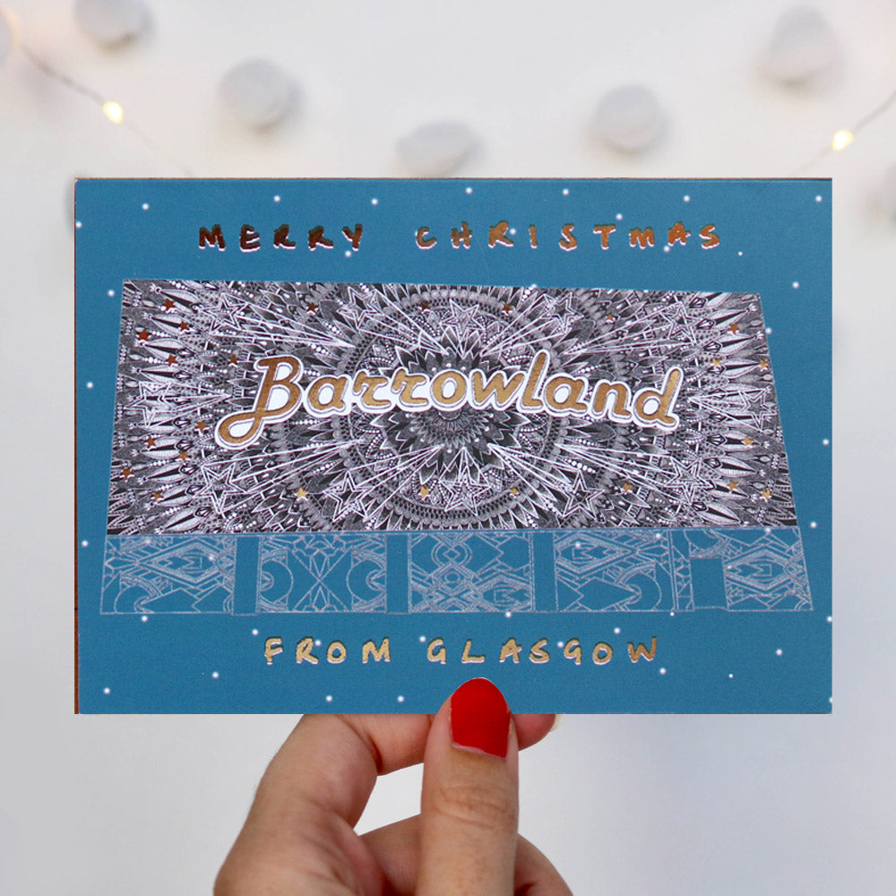 Barrowlands Foiled Christmas Card