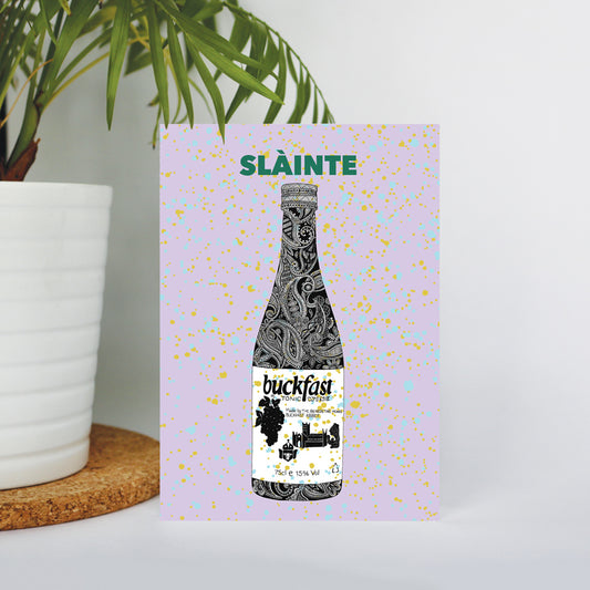 Slàinte Buckfast Card