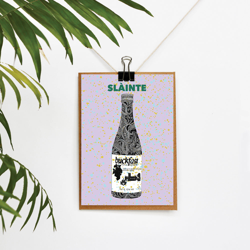 Slàinte Buckfast Card