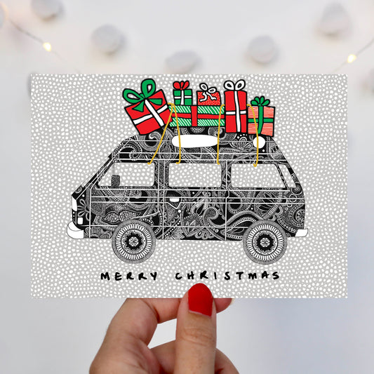 Camper Christmas Card