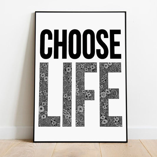 Choose Life Trainspotting Print