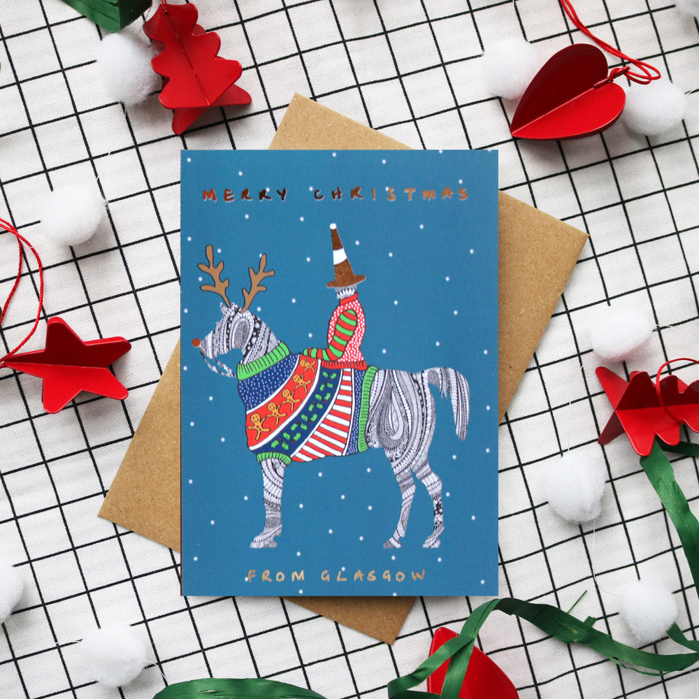 Duke of Wellington Foiled Christmas Card