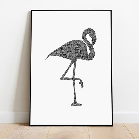 Flamingo Print