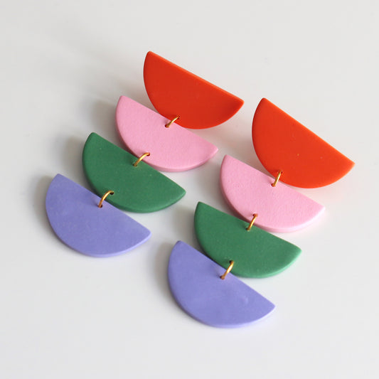 Half Moon Drops in Colourway No.3