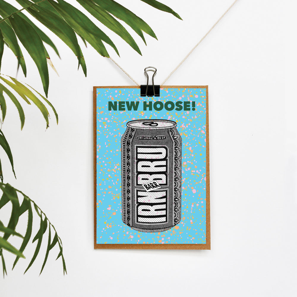 Irn Bru Colourful New Home Card