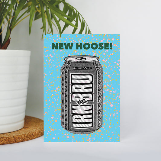 Irn Bru Colourful New Home Card