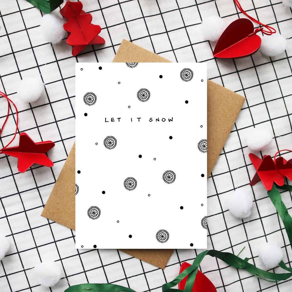 Let it Snow Christmas Card