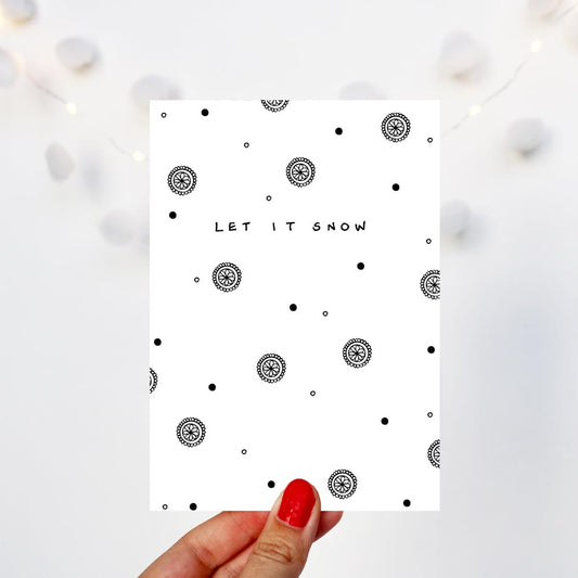 Let it Snow Christmas Card