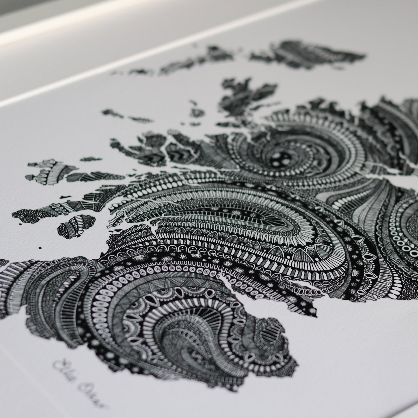 Map of Scotland Print