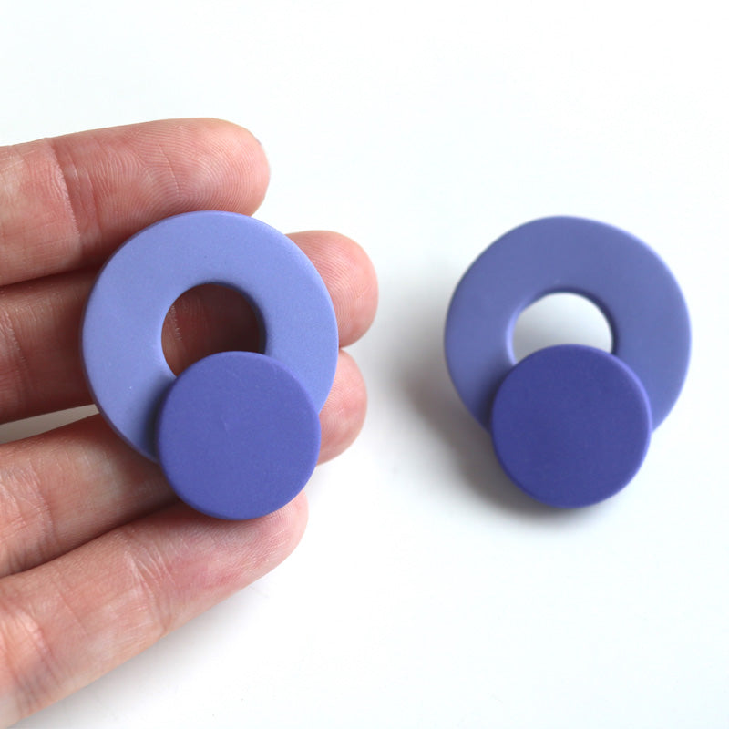 Donut Button Studs