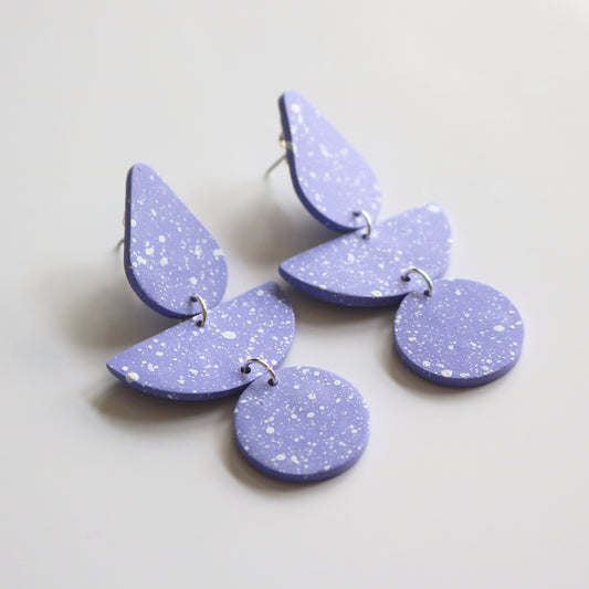 Pear Drop in Lilac Speck