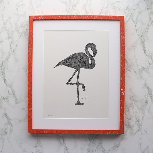 Flamingo Print