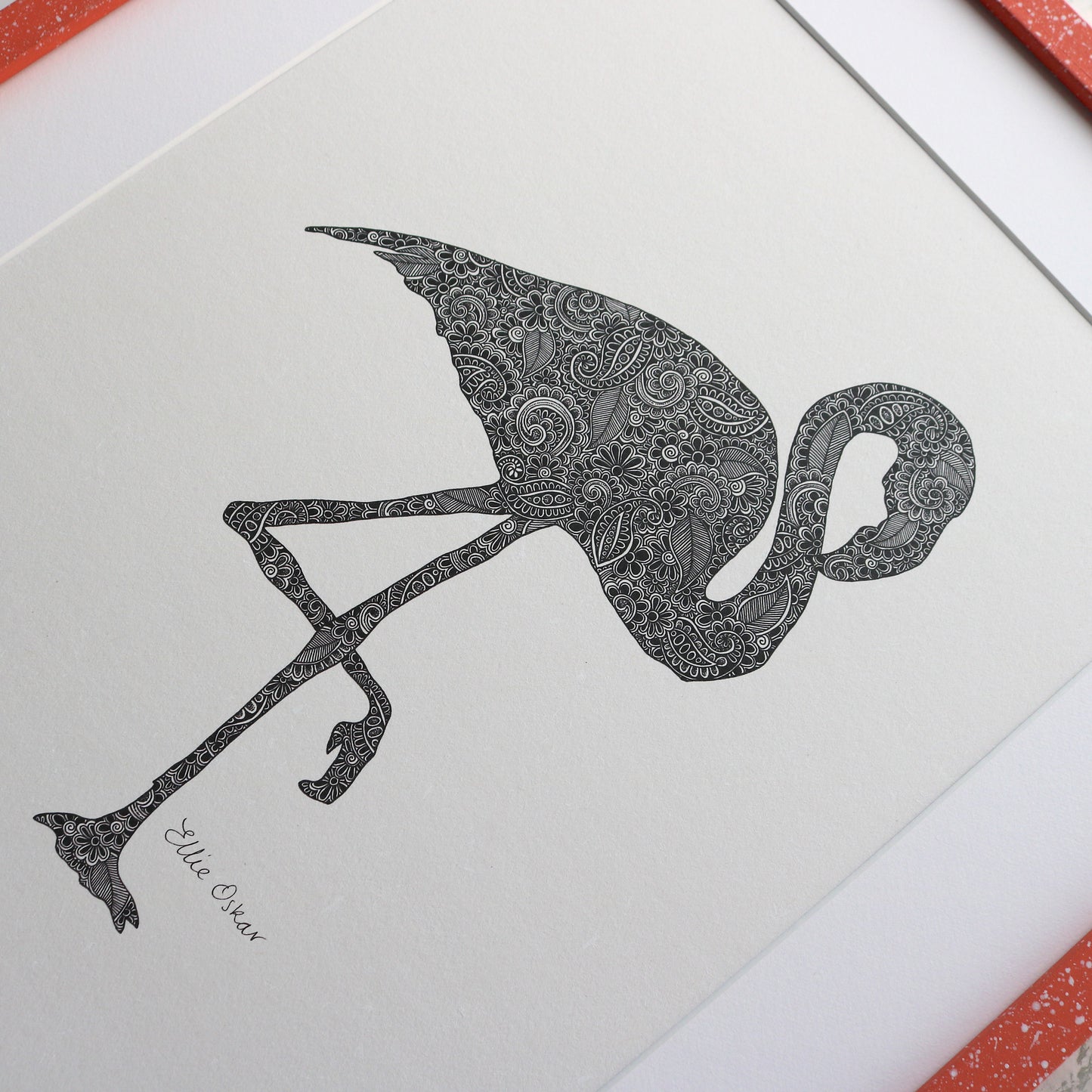 Flamingo Print