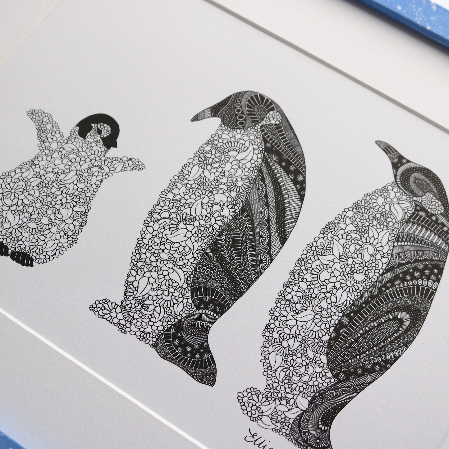 Penguin Family Print