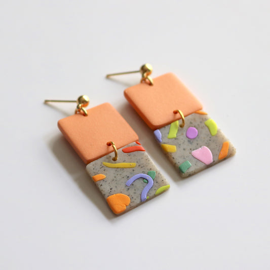 Sweetie Drop No.2 in Apricot & 80's Slab