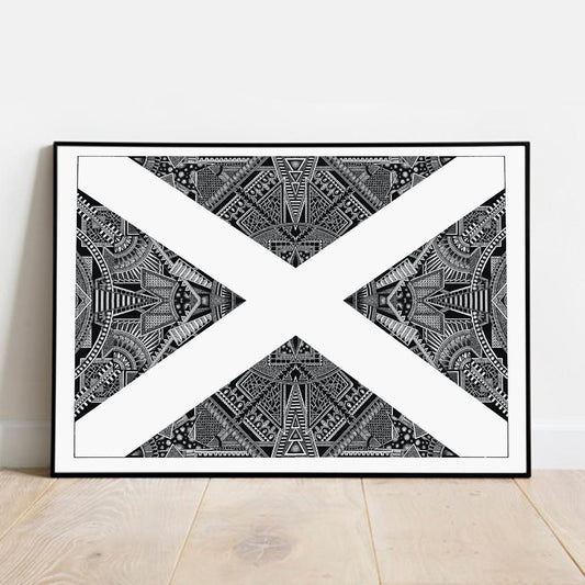 Saltire Flag Print