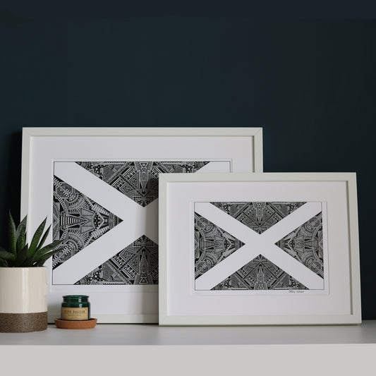 Saltire Flag Print