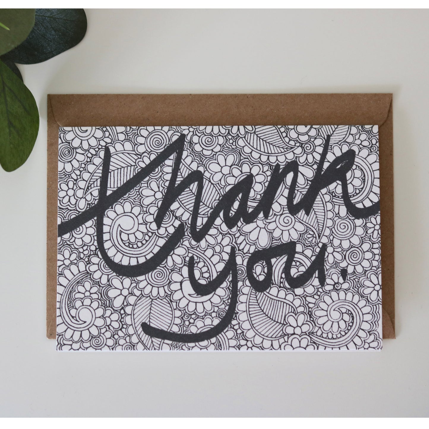 Doodle Thank You Card