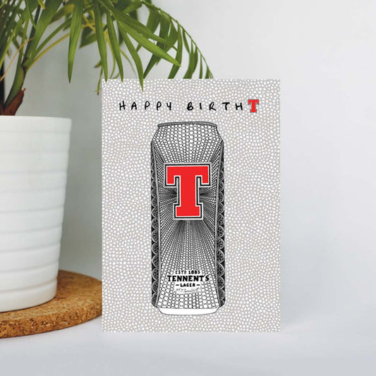 Tennents Birthday Card