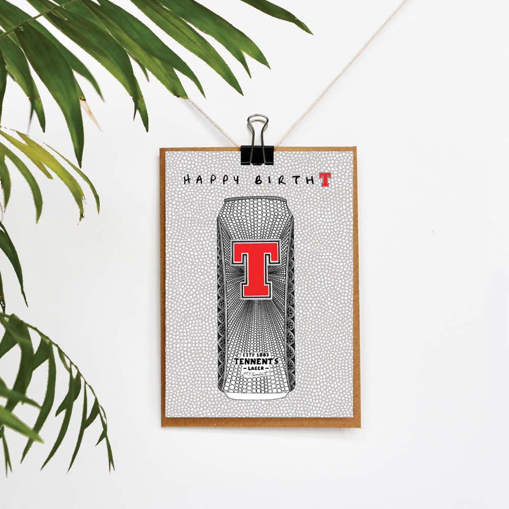 Tennents Birthday Card