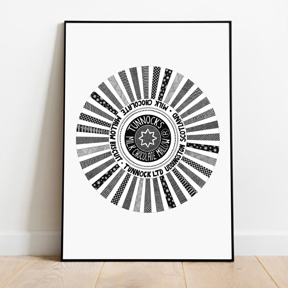 Tunnocks Tea Cake Print | Limited Edition Giclée