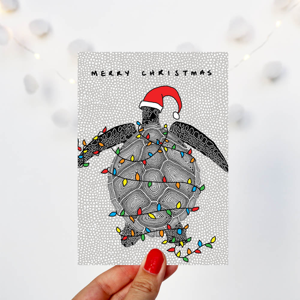 Turtle Christmas Card