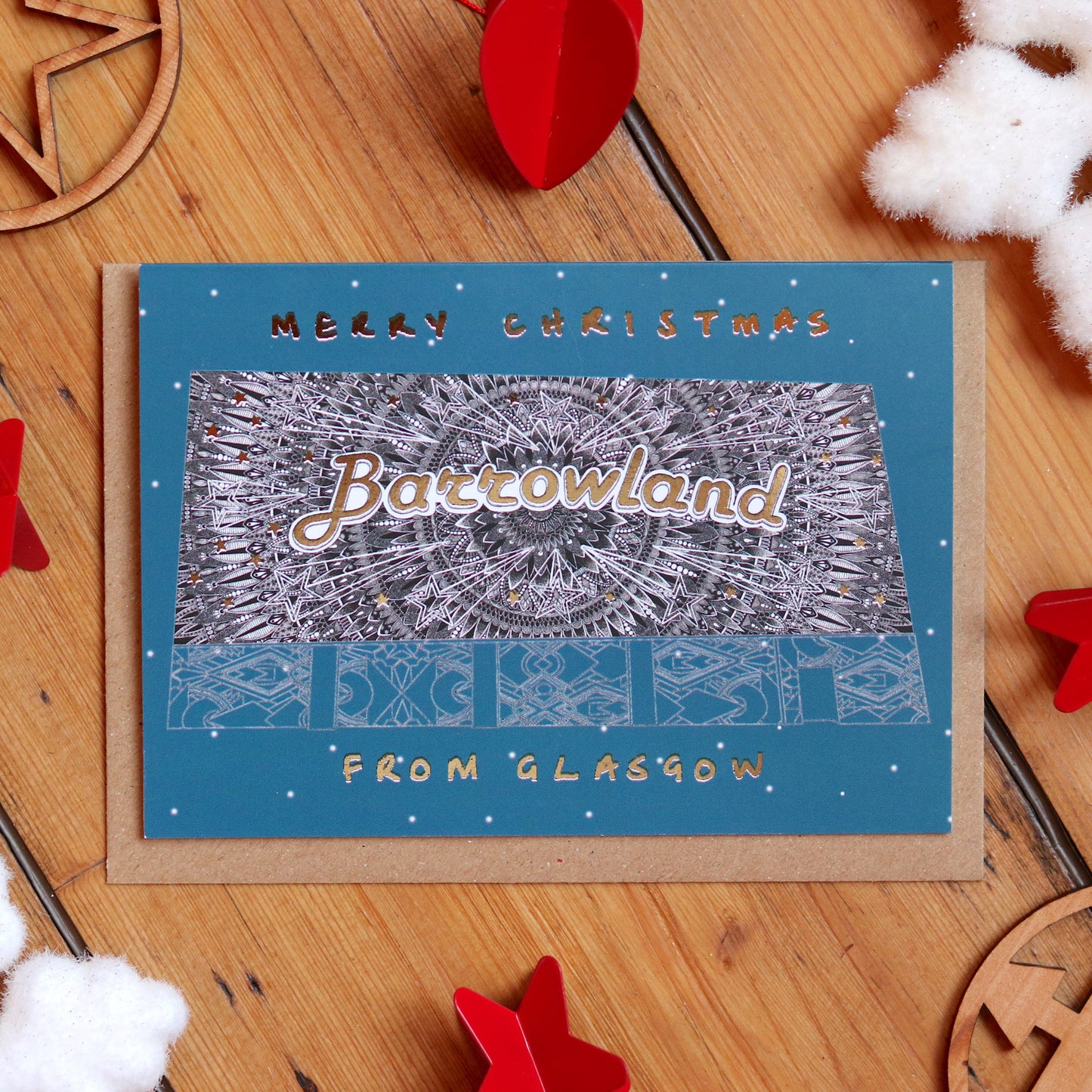 Barrowlands Foiled Christmas Card