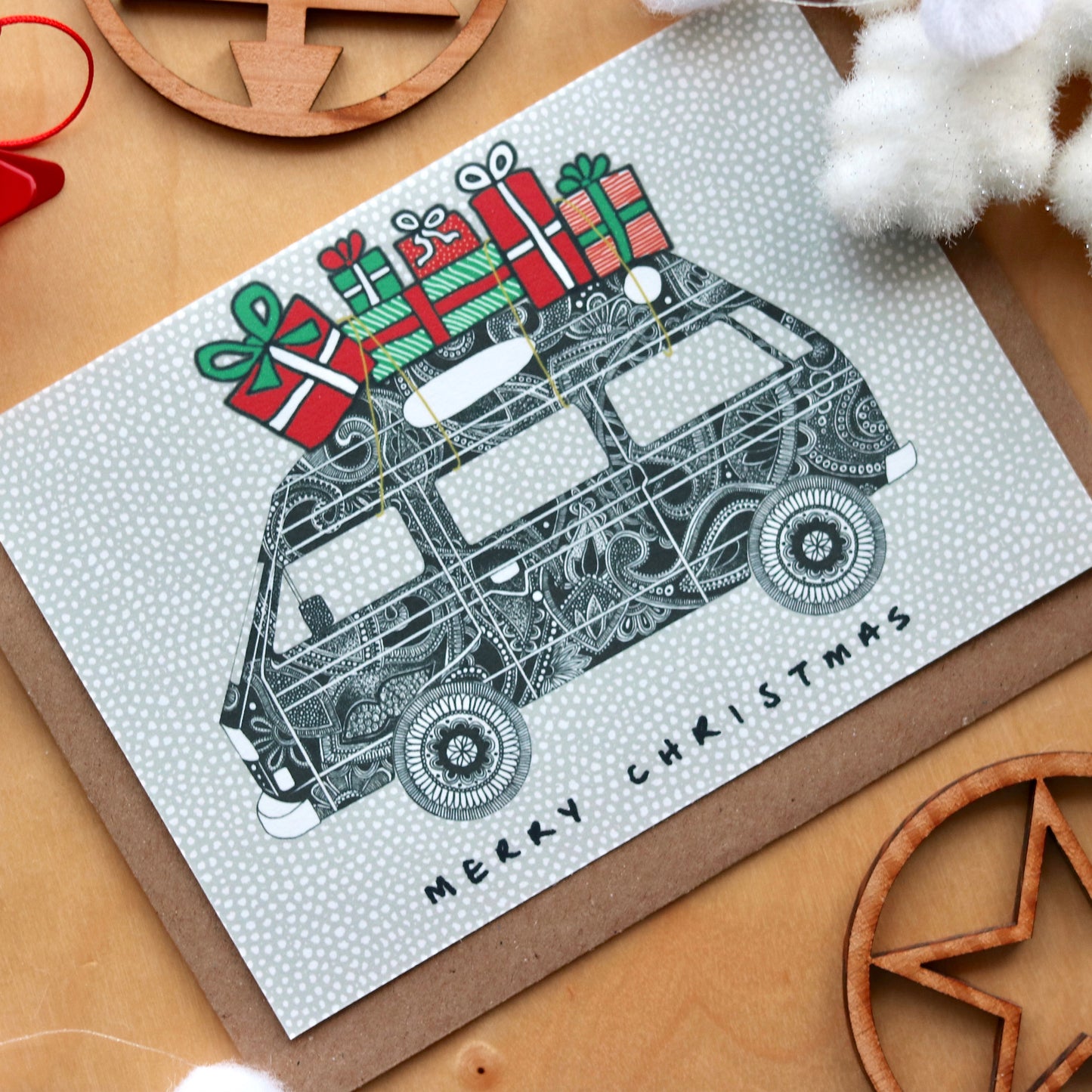 Camper Christmas Card