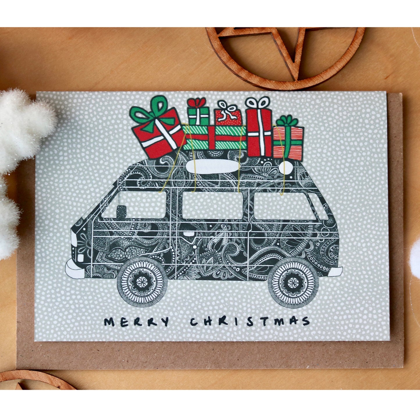 Camper Christmas Card