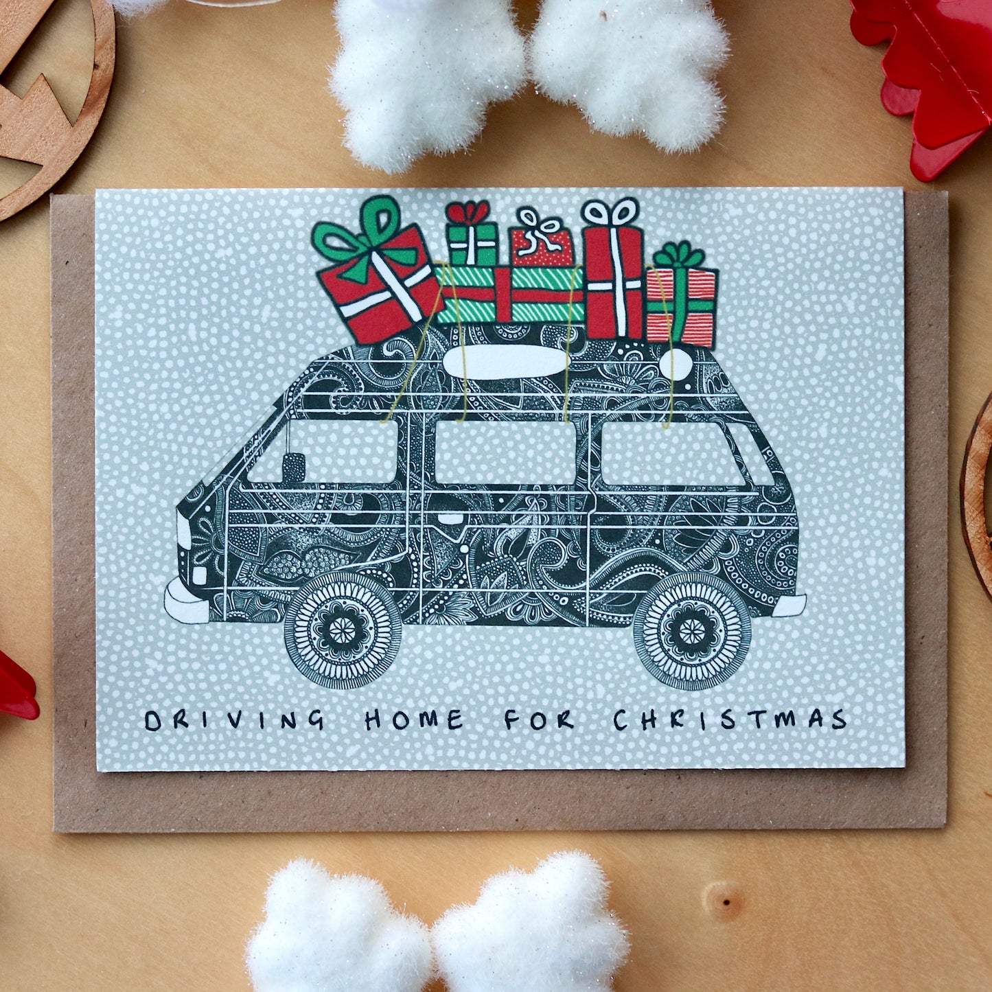 Driving Home for Christmas, Christmas Card